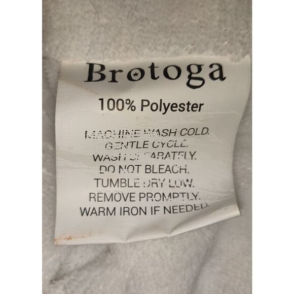 NEW Brotoga Robe Coat Green & White Hooded Baller Version Luxury XXL NWT Furry - Picture 15 of 16